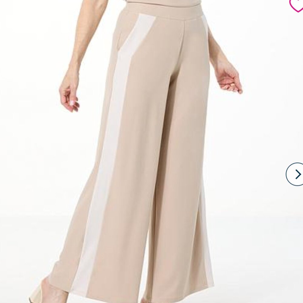 WynneLayers Luxe Crepe Pant with Sideseam Panel Size XS